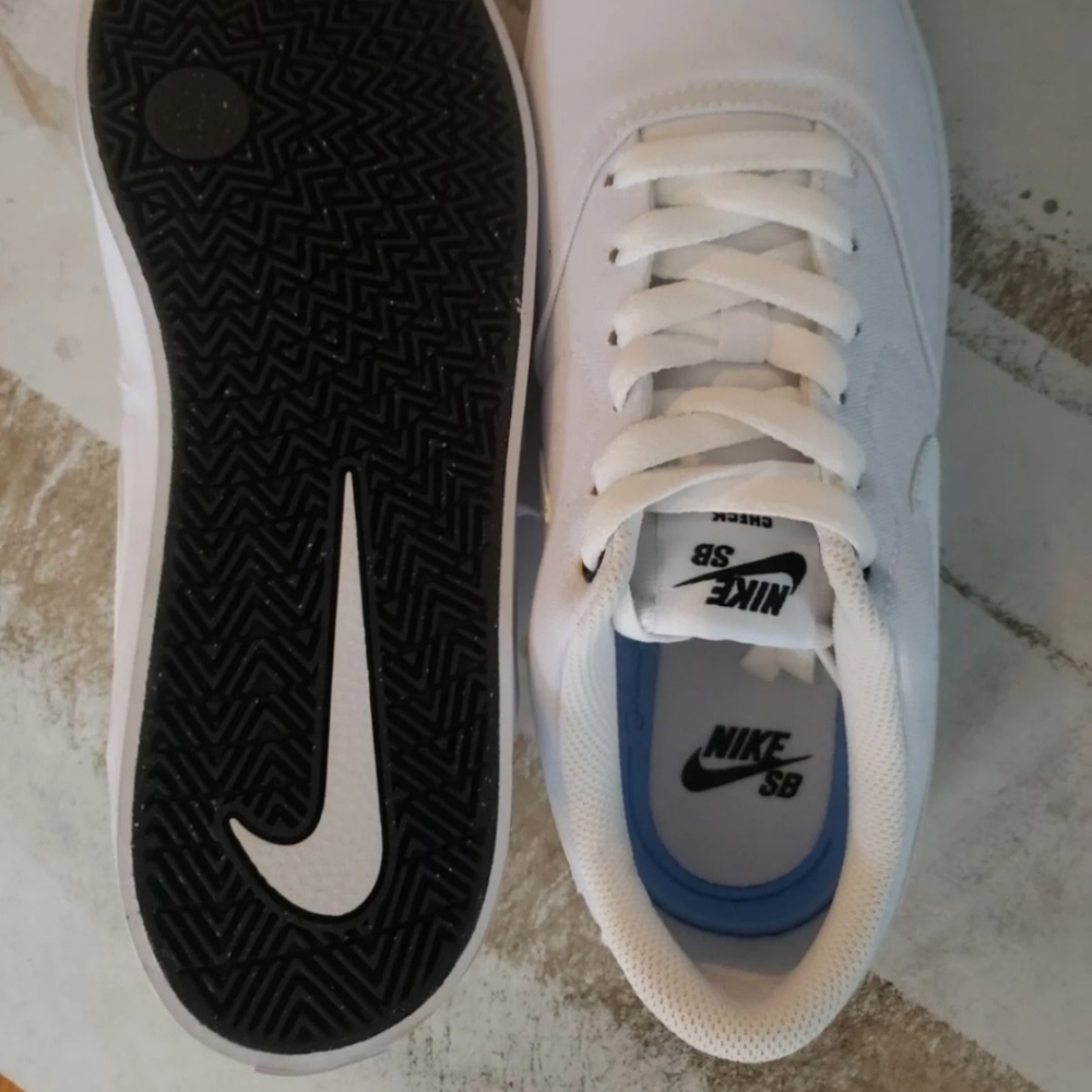 Nike SB check ✔ sneakers white canvas